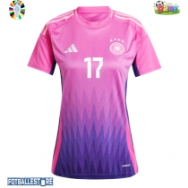 Tyskland Florian Wirtz #17 Bortedrakt Dame EM 2024 Kortermet